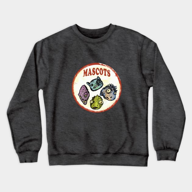 My mascots club! Crewneck Sweatshirt by emalandia